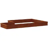 Syfax Schneckenzauns 16 pcs Rostig Wetterfeststahl