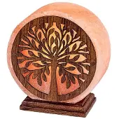 Rabalux 76009 Dekoleuchte Igdrasil, E14, Steinsalz, orange, rund, Innen, ø150mm