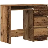 Syfax Schreibtisch Altholz-Optik 90x45x76 cm Holzwerkstoff