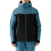 4F Winter-Skijacke Technical M0787 tealblau/schwarz Herren