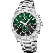 Festina Herrenuhr Timeless Chronograph Armbanduhr Edelstahl silber D2UF20704/5
