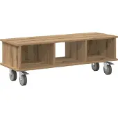 Syfax TV-Ständer Artisan-Eiche 100 x 35 x 35 cm Holzwerkstoff
