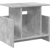 Syfax TV-Ständer Beton Grau 50 x 35 x 45 cm Holzwerkstoff