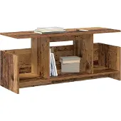 Syfax TV-Ständer Altholz 102 x 35 x 45 cm Holzwerkstoff