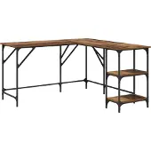 Syfax Schreibtisch Altholz 139 x 139 x 75 cm Holzwerkstoff