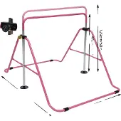 OEM Turnstange, höhenverstellbar, stabiles Design, Rosa