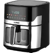 LUND Heißluftfritteuse 6,5 L 1600 W, Mini Backofen