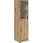 Syfax Highboard Artisan-Eiche 35 x 37 x 142 cm Holzwerkstoff