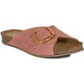 MACIEJKA Leder-Sandalen mit goldener Schnalle 07000-15 Rosa 36
