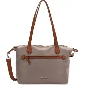 Emily & Noah Shopper "Shopper E&N Jarina", Damen, Gr. B/H/T: 33cm x 22cm x 13cm 0, grau (taupe 900), Polyester, Taschen Shopper