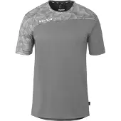 Kempa Trainingsshirt "Trainings-T-Shirt Athletics 29", Herren, Gr. 3XL, grau (steingrau), Obermaterial: 100% Polyester Pol. recyc.., Shirts Trainingsshirt