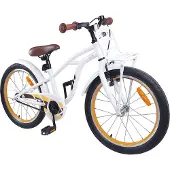 vidaXL Kinderfahrrad 18 Zoll für 5-7 Jahre alt Weiß