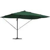 Syfax Sonnenschirm Grün 352 x 251 x 265 cm Polyester und Aluminium