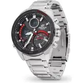 Casio Uhr ECB-900DB-1AER, 51,5mm, Bluetooth Smart, Solarbetrieb, Edelstahl, Schwarz