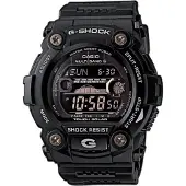 Casio G-Shock Classic Herrenuhr, Schwarz, Digital, Solarbetrieben, Stoßfest, Harzarmband