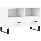 Syfax TV-Schrank Weiß 80x36x50 cm Holzwerkstoff