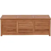 Venture Home Truhe "Trento, Teakholz-Kissenbox, belastbar bis 150 kg", braun (natur), B:130cm H:46cm T:70cm, Massivholz, Truhen, Truhe, Aufbewahrungsbox, Edelholz natur, witterungsbeständig, sitzfähig