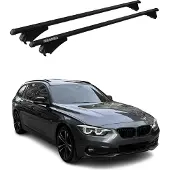 Menabo Dachgepäckträger, Querstange, für BMW 3er Serie F31 Touring, 2011-2019, Schwarz