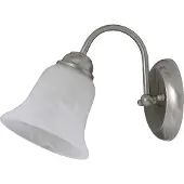 Rabalux 7361 Wandleuchte Francesca, E14, silber-weiß, Standard, 19cm