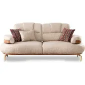 AEA Komfortabler 3-Sitzer Modernes Design und Gemütliche Wohnlandschaft