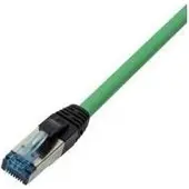 Logilink CQ6145P, 50 m, Cat6a, S/FTP (S-STP), RJ-45, RJ-45, Grün