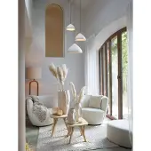 Light & Living - Hängeleuchte Elimo - Weiß - Ø32cm Hängelampe - Esstischlampe - Wohnzimmerlampe - Schlafzimmerlampe - Wohnzimmer