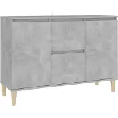 Syfax Sideboard Betongrau 103,5x35x70 cm Holzwerkstoff
