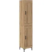 Syfax Highboard Artisan-Eiche 34,5 x 34 x 180 cm Holzwerkstoff