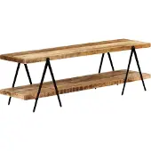 Sonstiges TV-Regal 160x40x50 cm Massivholz Mango
