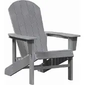 Syfax Adirondack-Stuhl Hellgrau HDPE