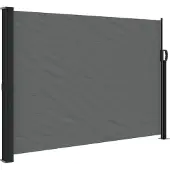 Syfax Ausziehbare Seitenmarkise Anthrazit 140x600 cm