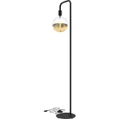 Calex LED-Außenstrahler, Erdspieß, Stecker, schwarz, 2.700 K