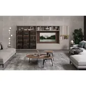 AEA Große Wohnwand Glastüren Wohnzimmermöbel Moderne Wohnwände Möbel Schrank