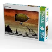 CALVENDO Luftschiff Klippen 1000 Teile Puzzle quer 640x480mm, Krafft Vladi; 7428790