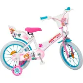 Toimsa Kinderfahrrad 16 TOI1681 Paw Patrol Weiß