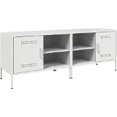 Syfax TV-Schränke 2 Stk. Weiß 68x39x50,5 cm Stahl
