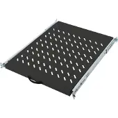 Digitus Ausziehbarer Fachboden für 483 mm (19")-Schränke, Schwarz