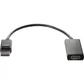 HP DisplayPort to HDMI True 4K-Adapter, DisplayPort, HDMI Typ A (Standard), Stecker, Buchse, Schwarz, China