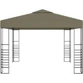 Syfax Gartenzelt 3x3 m Taupe 180 g/m²