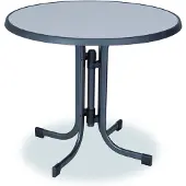 Dajar Pizarra Gartentisch Ø 85 cm Metall 127/7