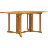 Syfax Garten-Klapptisch Butterfly 150x90x75 cm Massivholz Teak