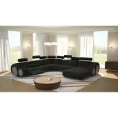 AEA Sofa mit USB Designer Wohnlandschaft U-Form Couch Ecksofa Polster Garnitur