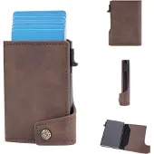 HARAHU WALLET NO-36221 - Dunkelbraun Herren Geldbörse KP36221