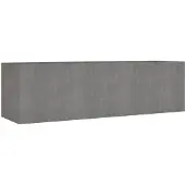Syfax Hochbeet 280x80x80 cm Cortenstahl