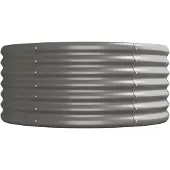 Syfax Hochbeet Verzinkter Stahl 512x80x36 cm Grau