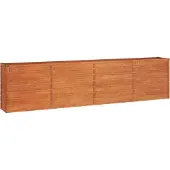 Syfax Hochbeet Rostig 320x40x77 cm Cortenstahl