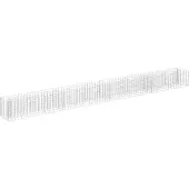 Syfax Gabionen-Hochbeet Verzinkter Stahl 360×30×30 cm