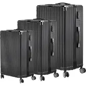 OEM Gepäckset, leichtes Design, strapazierfähiges Material, schwarz