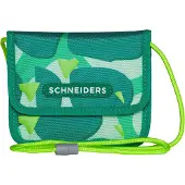 Schneiders Brustbeutel Geldbörse Neck Pouch Dino Dance grün