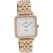 Oozoo Damen Armbanduhr rosegold Analog matt Timepieces Metallarmband D2UOC9958A